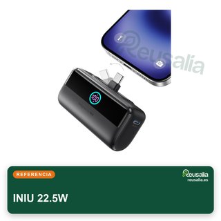 Batería Externa INIU 22.5W 5500mAh Carga Rápida