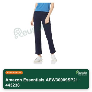 Pantalón Amazon Essentials Chino Mujer Sarga talla 36