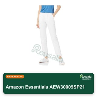 Pantalón Amazon Essentials Chino Mujer Sarga talla 46