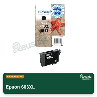 Cartucho Epson 603XL Negro Resistente