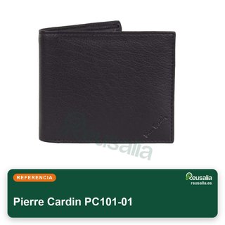 Cartera Pierre Cardin Piel Negra RFID