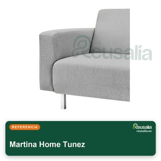 Fondello per Divano Martina Home Tunez 3 Posti Grigio