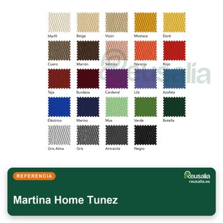 Fondello per Divano Martina Home Tunez 3 Posti Grigio