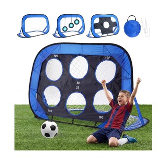 Portería Fútbol 4 en 1 Niños 120x80 cm