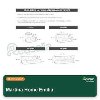 Fodera per divano Martina Home Emilia 3 posti