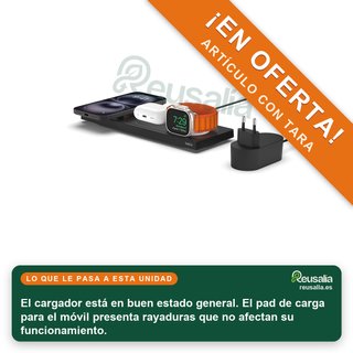 CON TARA - Cargador Inalámbrico Belkin Rápido Portátil Apple