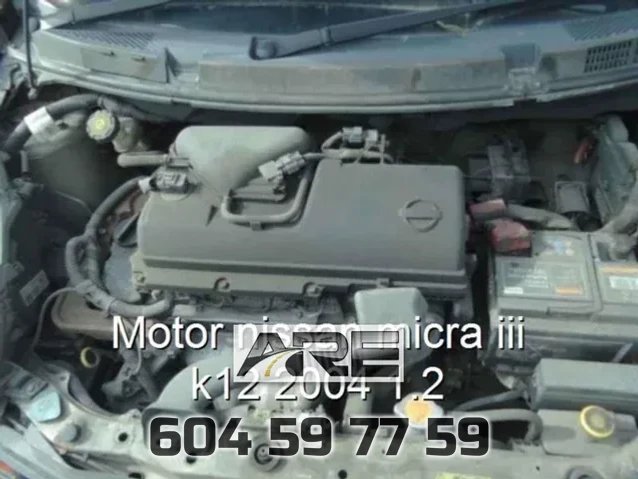 Motor completo Nissan Micra K12 1.2 65-80 CV ·