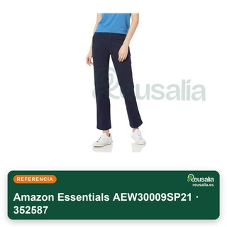 Pantalón Amazon Essentials Chino Mujer Sarga talla 42