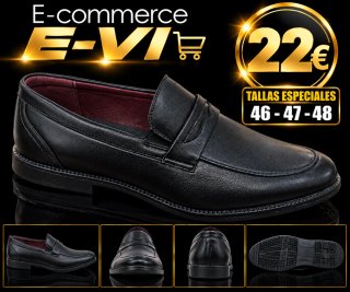 Zapatos de vestir E-VI Tallas especiales 46-47-48
