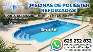 PISCINAS DE POLIÉSTER 6X3