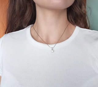 Colgante plata con circonita