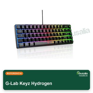 Teclado Gamer G-Lab Keyz Hydrogen 60%