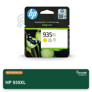 Cartucho Tinta HP 935XL Amarillo Alta Capacidad