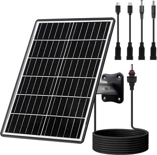 LIFEMOI panel solar 15W 16000mAh 5‑12V USB‑C DC