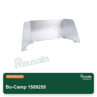 Biombo Bo-Camp Protector Cocina Ajustable Acero