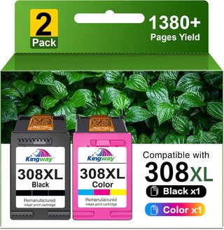 KINGWAY 308XL Tinta Negro Color HP 780-600pag