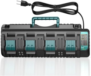 ASUNCELL Cargador Rápido Makita LXT 4Ptos 3A USB