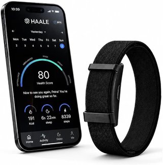 HAALE Smart Band Salud HRV SpO2 25 días Negro