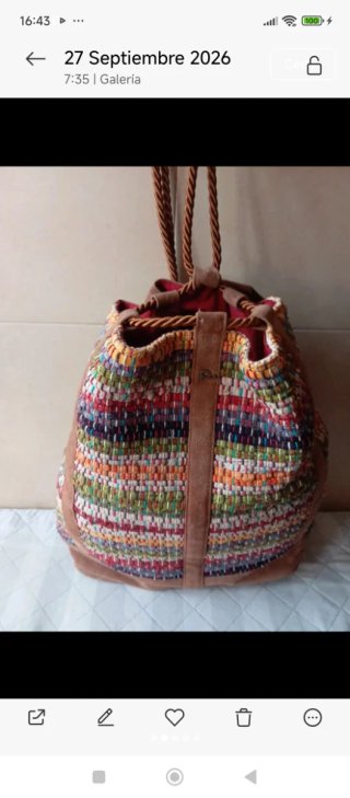 Bolso Mochila Dayaday Multicolor