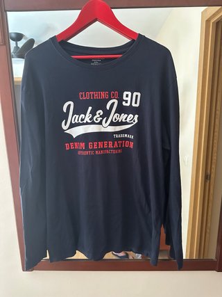 Camiseta Manga Larga Jack & Jones XXL