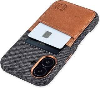 Dockem Funda Tela Tipo Tarjetero iPhone 16