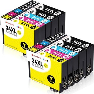 Clywenss Cartuchos tinta Compatibles Epson 34XL