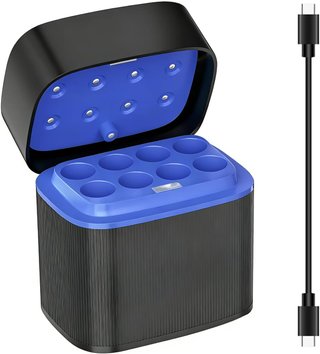 SLODA Cargador 8 Ranuras AA 1.2-1.5V USB‑C LED