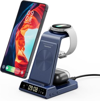 PHELINTA Cargador 3en1 Samsung S26 Watch Buds