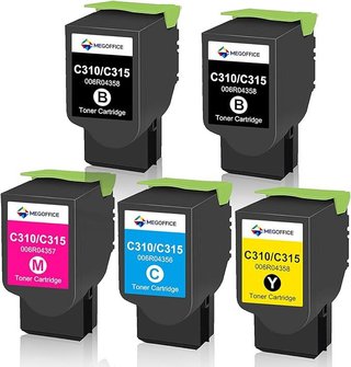 MEGOFFICE C310 C315 5x Toner Xerox 006R04356