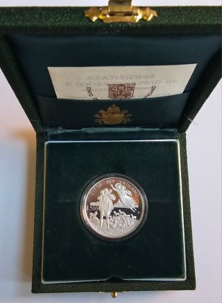 500 Lire Vaticano Giovanni Paolo II 1996