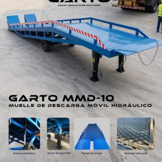 Muelle de Carga Móvil Hidráulico para 10 tm. Rampa
