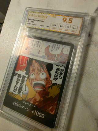 Carta DON!! Monkey D. Luffy (Graduada 9.5)