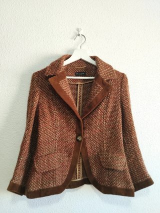 Blazer Massimo Dutti Lana Mujer