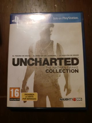 Pack Uncharted completo para ps4.