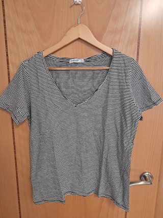 Camiseta Stradivarius Rayas