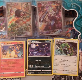 Lote de 5 Cartas Pokémon
