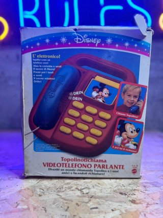 Vintage VideoTelefono Parlante 1991 Mickey's Topol