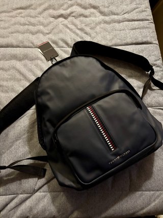 Mochila Tommy Hilfiger Azul/Negra Nueva