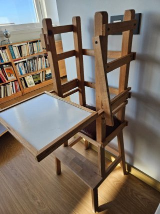 Trona de aprendizaje de madera