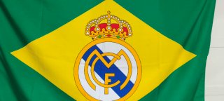 Bandera Brasil Real Madrid 160cmX110cm