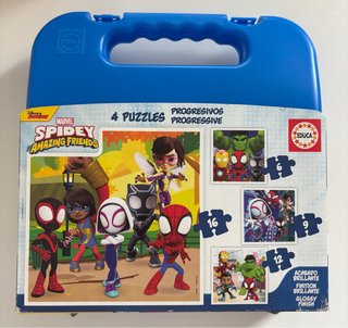 4 Puzzles Progresivos Spidey y sus Amigos