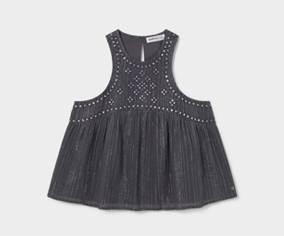 Top Brownie Gris Talla XS