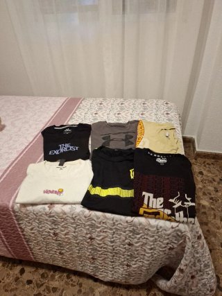 Lote 6 Camisetas Hombre Talla L