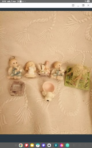 6 Miniature Angeli in Resina