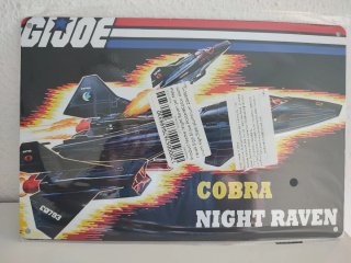 Cartel Metálico 20x30 G.I. Joe Night Raven.