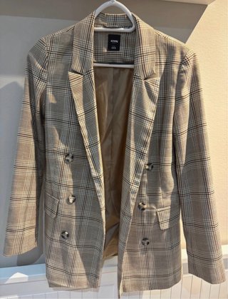 Blazer cuadros XXS -S