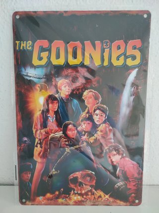 Cartel Metálico 20x30 The Goonies.