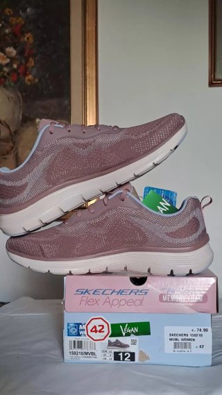 Scarpe Skechers Donna Rosa Taglia 42
