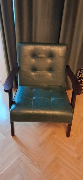 Due poltrone Vintage Verde NUOVE