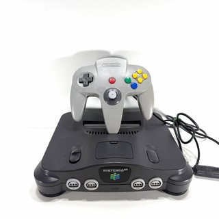Nintendo 64 Console Grigia e Nera